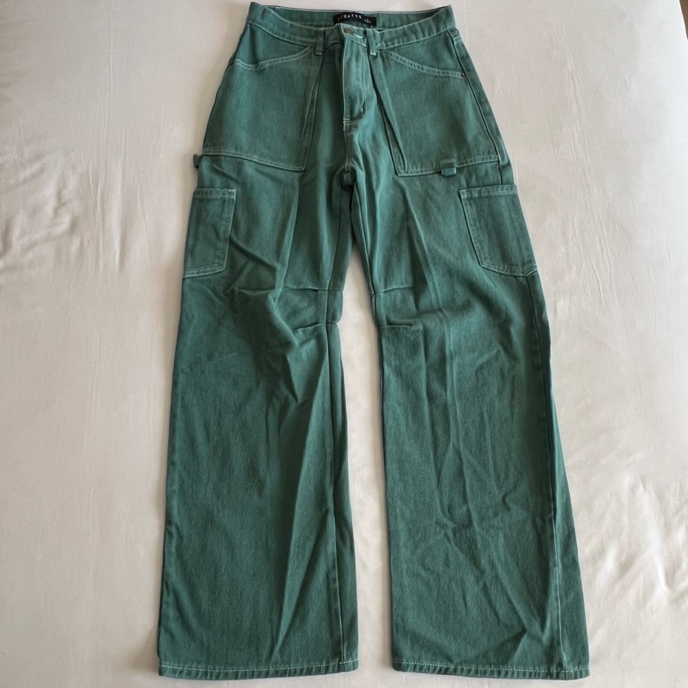 Lioness Green Cargo Jeans